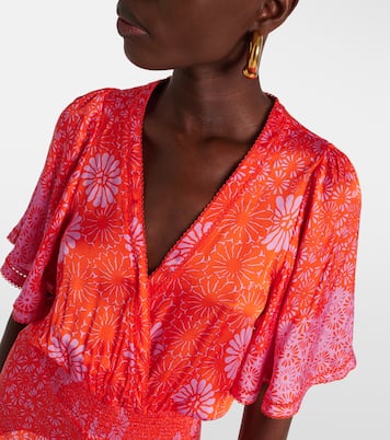 Bedrucktes Maxikleid Mabelle | Poupette St Barth