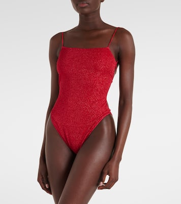 Lumière Square lamé swimsuit | Oséree