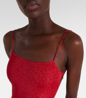 Lumière Square lamé swimsuit | Oséree