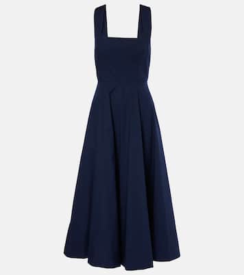 Teresa poplin midi dress | Staud
