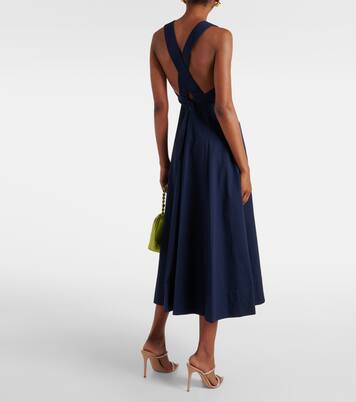 Teresa poplin midi dress | Staud