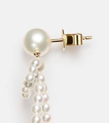Boucles d'oreilles Rosette de Perles en or 14 ct et perles d'eau douce | Sophie Bille Brahe
