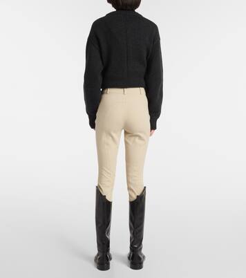 Schmale Hose Doris aus Twill | Loro Piana