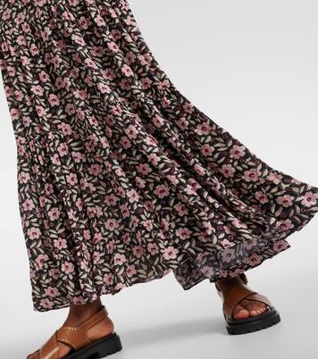 Robe longue Delicia à fleurs | Rixo