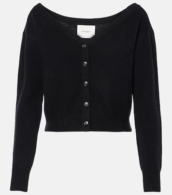 Beata off-shoulder cashmere cardigan | Lisa Yang