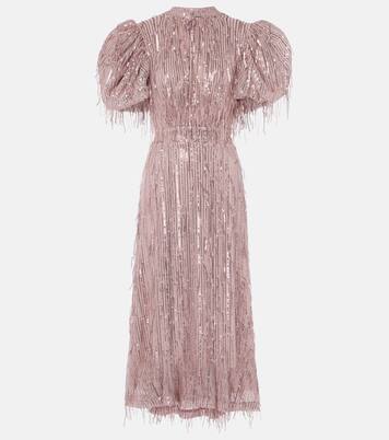 Robe midi à sequins | Rotate