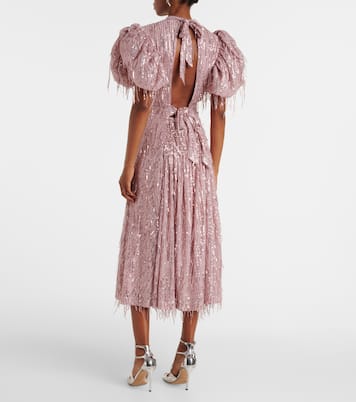 Robe midi à sequins | Rotate