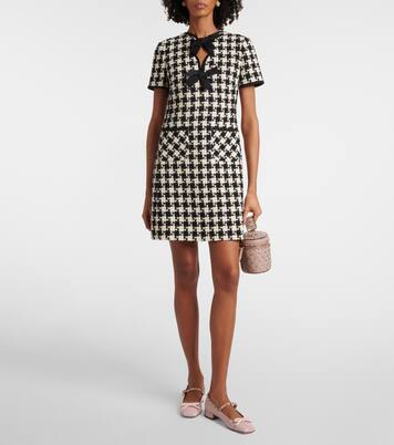 Mary-Jane-Ballerinas Rockstud Bow mit Lackleder | Valentino Garavani