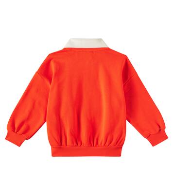 Cats embroidered cotton sweatshirt | Mini Rodini