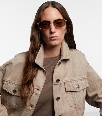 Jarama rectangular sunglasses | Brunello Cucinelli