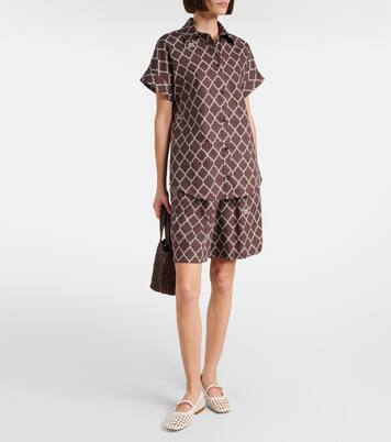 Bedrucktes Hemd Sponda aus Baumwollpopeline | Max Mara