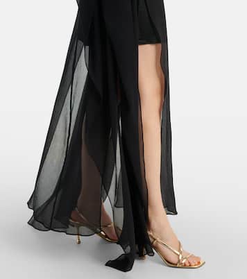 Caftán Lanzarote Garden de crepé y caftán | Taller Marmo