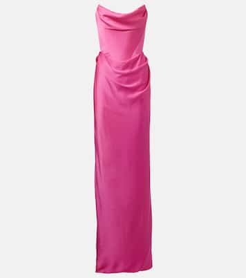 Galaxyno strapless satin corset gown | Vivienne Westwood