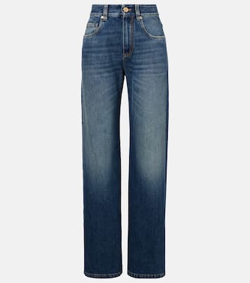 Low-rise straight jeans | Brunello Cucinelli