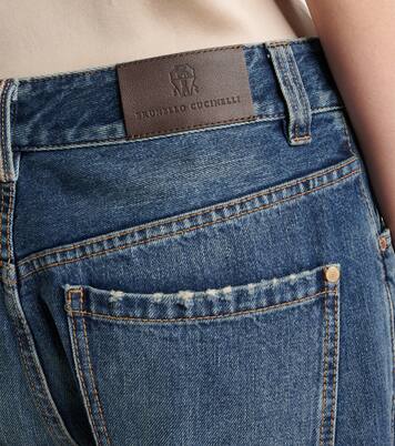 Low-rise straight jeans | Brunello Cucinelli