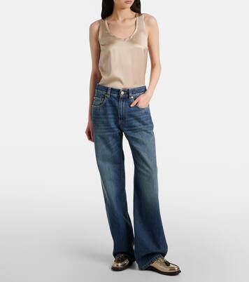 Low-rise straight jeans | Brunello Cucinelli