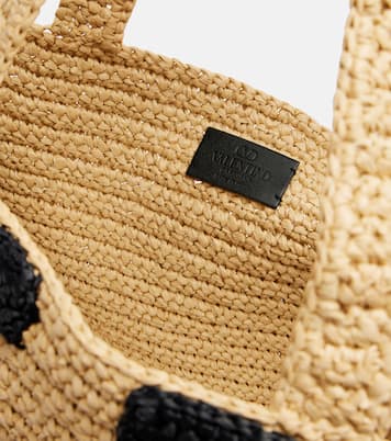 Tote Bag Viva Superstar Large aus Häkelstrick | Valentino Garavani