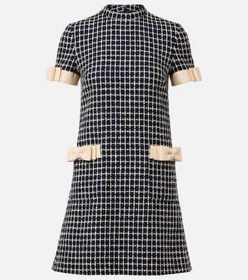 Mossi wool-blend bouclé minidress | Valentino