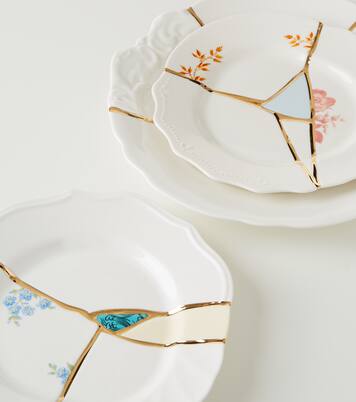 Assiette à dessert Kintsugi par Marcantonio Raimondi Malerba | Seletti