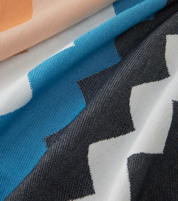 Fouta Zigzag cotton beach towel | Missoni
