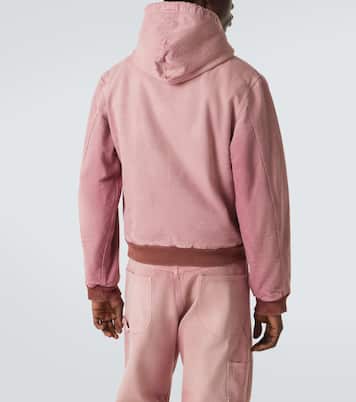 Cropped cotton hoodie | Auralee