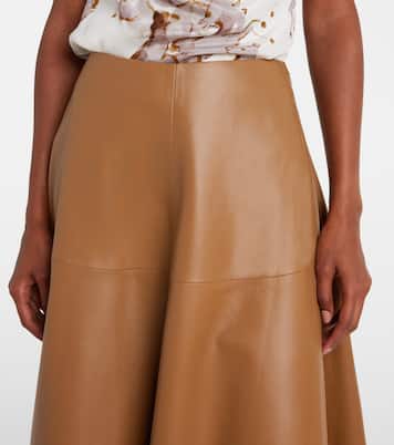 Maxirock Varda aus Leder | Altuzarra