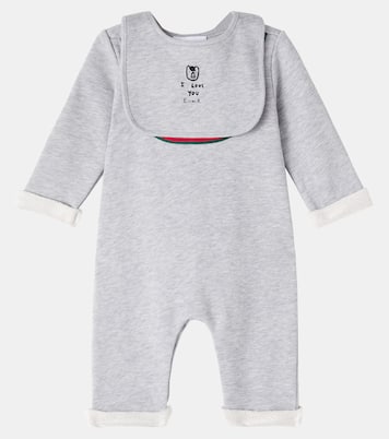 X Euan Roberts Baby Set aus Spieler und Lätzchen | Gucci Kids