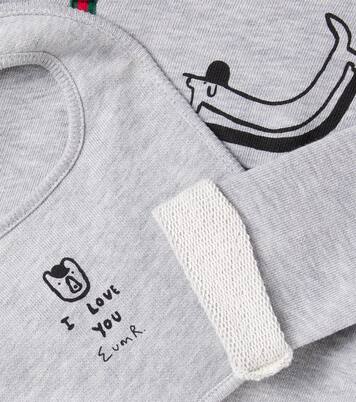 X Euan Roberts Baby Set aus Spieler und Lätzchen | Gucci Kids