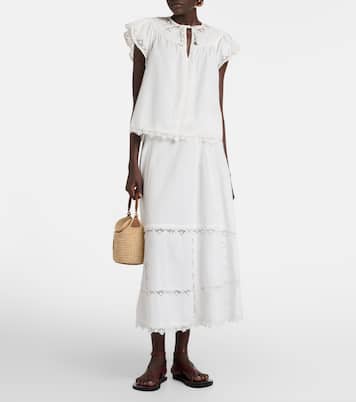 Midirock Lucia aus Baumwolle | Ulla Johnson