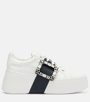 Viv Skate leather platform sneakers | Roger Vivier