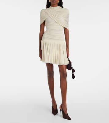 Shirred minidress | Magda Butrym