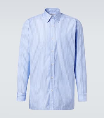 Camicia in popeline di cotone a righe | Charvet