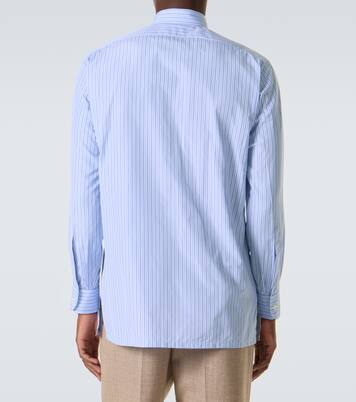 Camicia in popeline di cotone a righe | Charvet