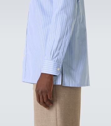 Camicia in popeline di cotone a righe | Charvet