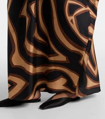 Kaftan Labirinto aus Seidensatin | Pucci