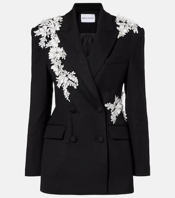 Danna floral-appliqué blazer | Rebecca Vallance