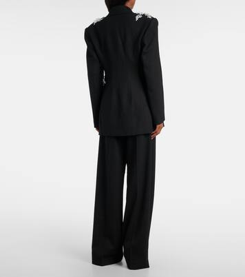 Danna floral-appliqué blazer | Rebecca Vallance