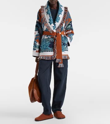 Island Soul jacquard wool cardigan | Alanui