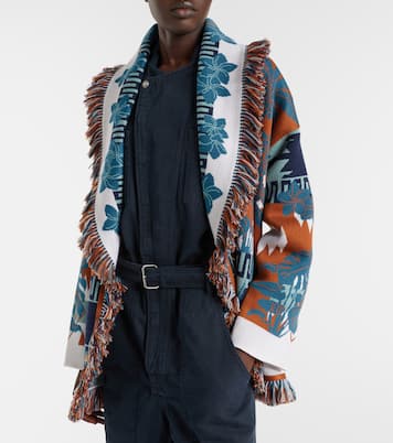 Island Soul jacquard wool cardigan | Alanui