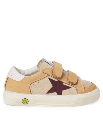 May suede-trimmed sneakers | Golden Goose Kids