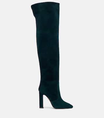 Joplin 105 suede knee-high boots | Aquazzura