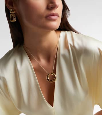 Holos 18kt gold pendant necklace | Pamela Zamore