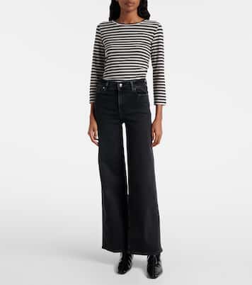 Le Slim Palazzo high-rise wide-leg jeans | Frame