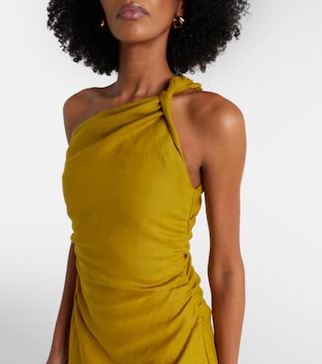 One-Shoulder-Midikleid Jomana aus Leinen | Faithfull