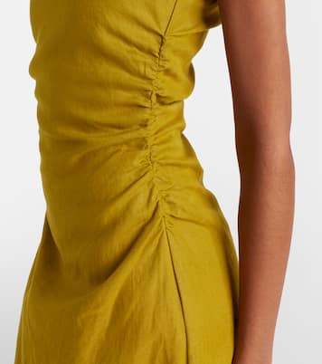 One-Shoulder-Midikleid Jomana aus Leinen | Faithfull