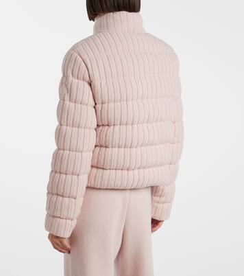 كارديغان من الصوف والكشمير محشوة بريش الإوز | Moncler