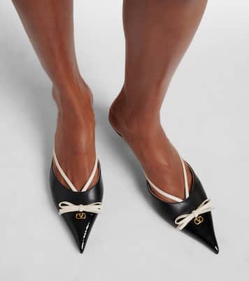 VLogo leather pumps | Valentino Garavani