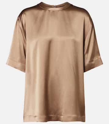 T-Shirt aus Satin | Toteme