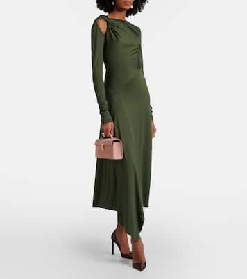 Symmetry Pochette suede top-handle bag | Savette