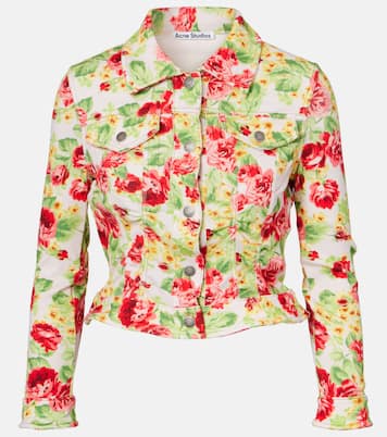 Ojalva floral denim jacket | Acne Studios